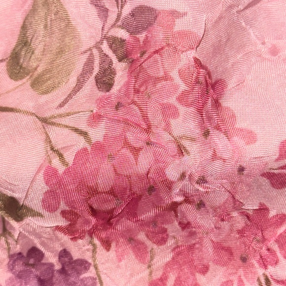 Floral Pink Maxi Skirt SZ 16 - Picture 3 of 4